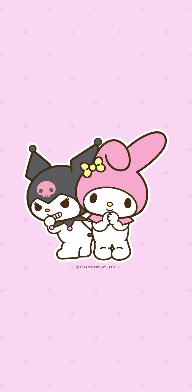 My melody and kuromi wallpaper
