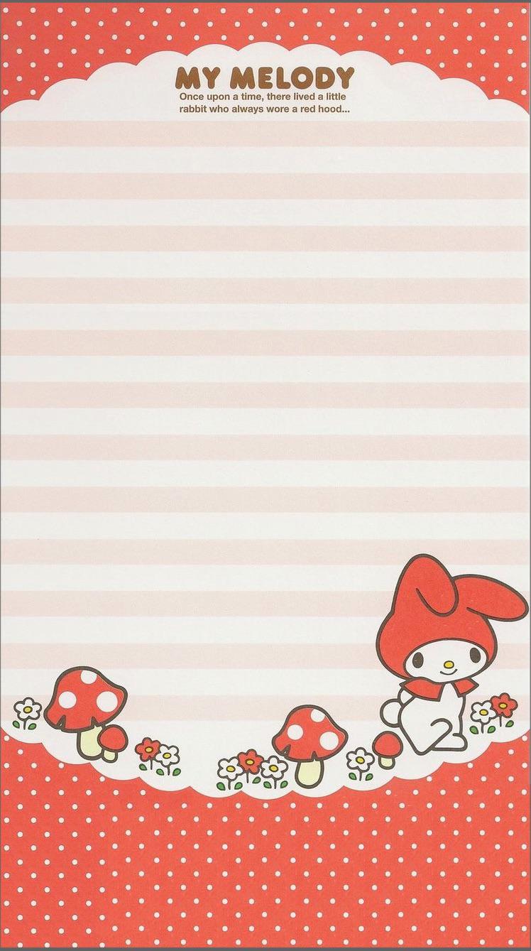 Edited My Melody Phone Wallpaper