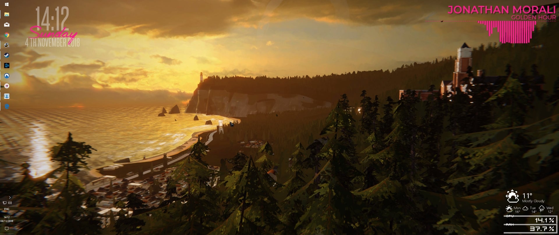 NO SPOILERS Arcadia Bay makes for a lovely background in Wallpaper Engine