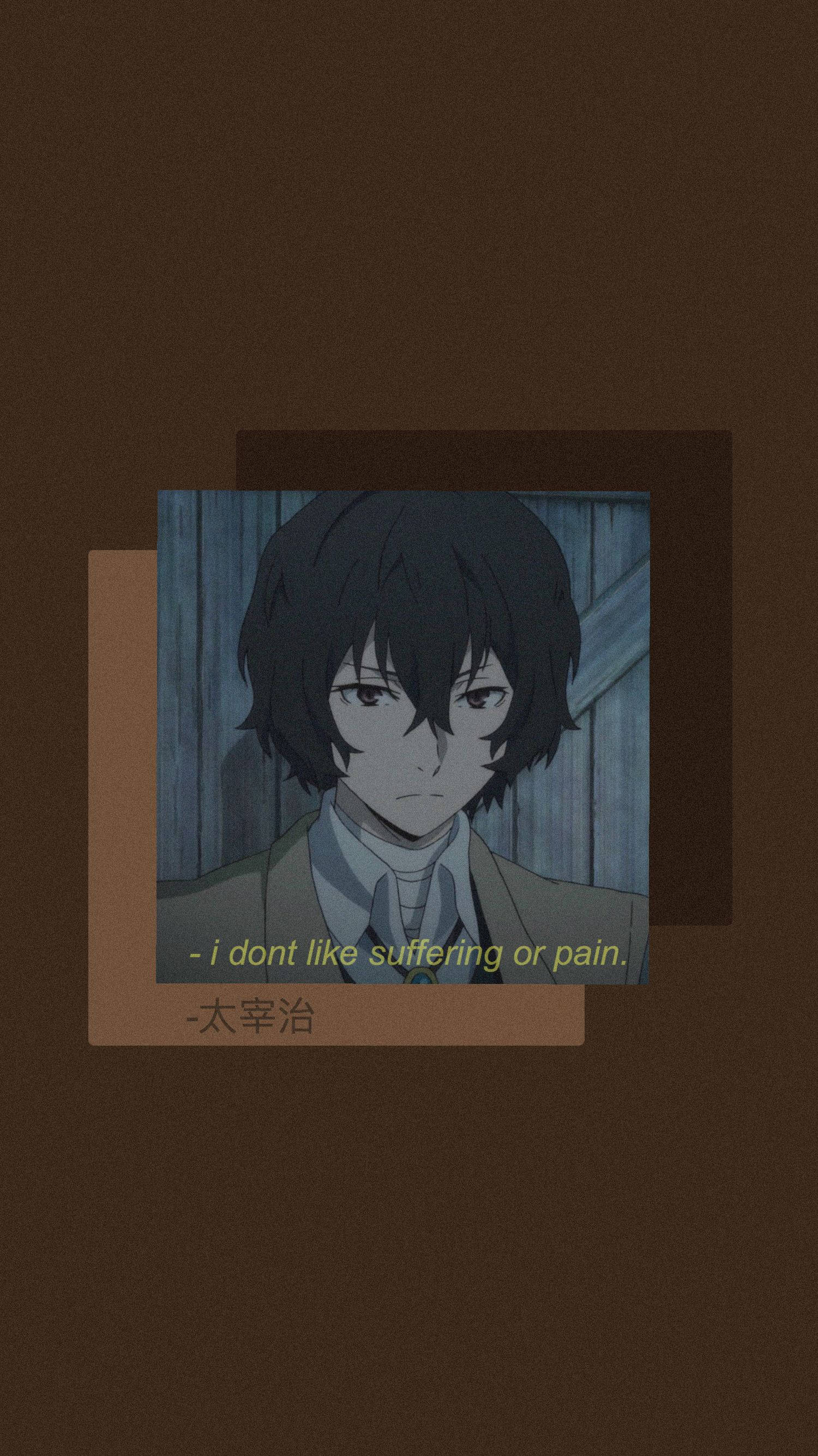 Download Dazai Solemn Expression Wallpapers
