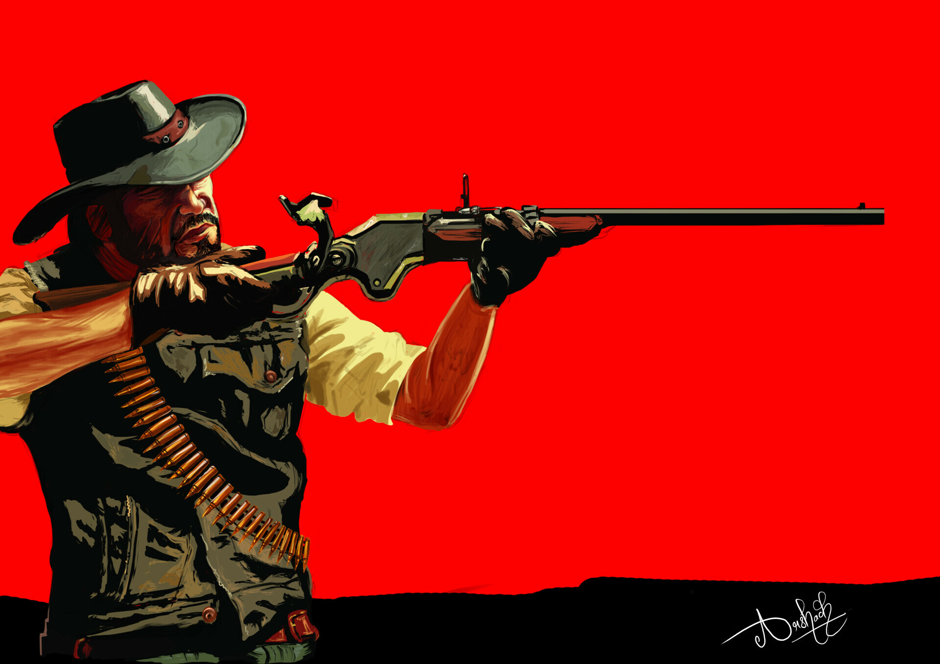 Arshadh A DEAD REDEMPTION FAN ART