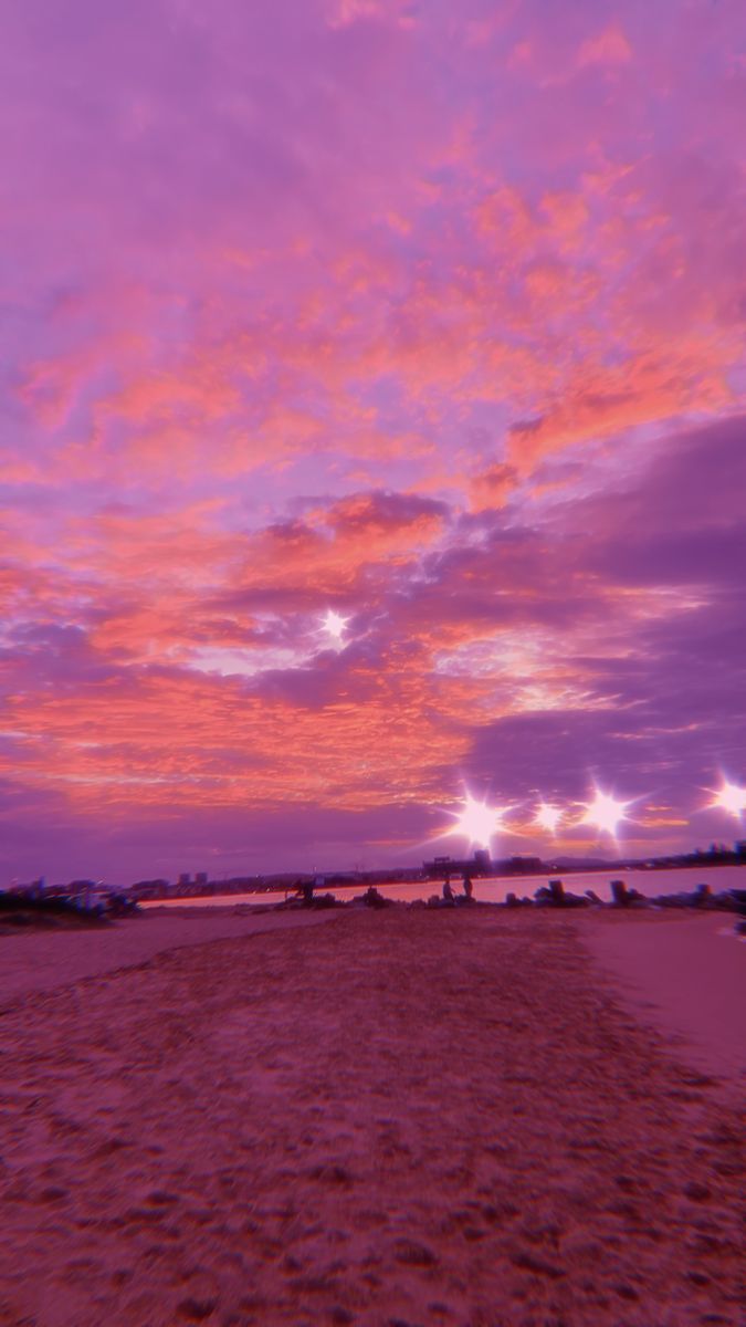 Aesthetic beach pink photo. Sunset wallpaper, Beach aesthetic, Picture collage wall