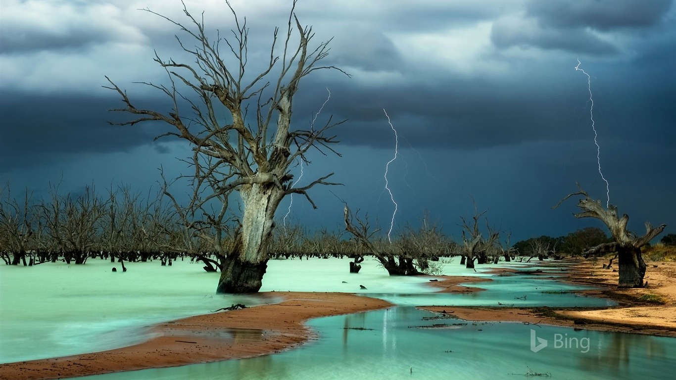 Australia New South Wales Menindee Lakes 2017 Bing Desktop Wallpaper