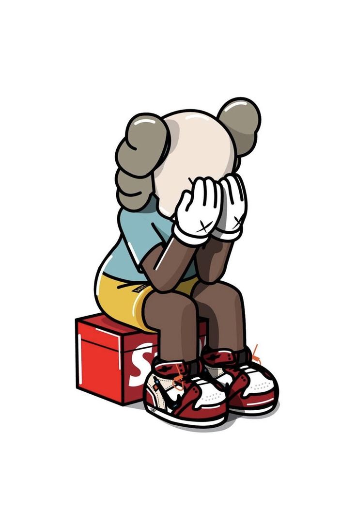 KAWS x NIKE x SUPREME 'Separation' Poster. Kaws wallpaper, Kaws iphone wallpaper, Hypebeast wallpaper