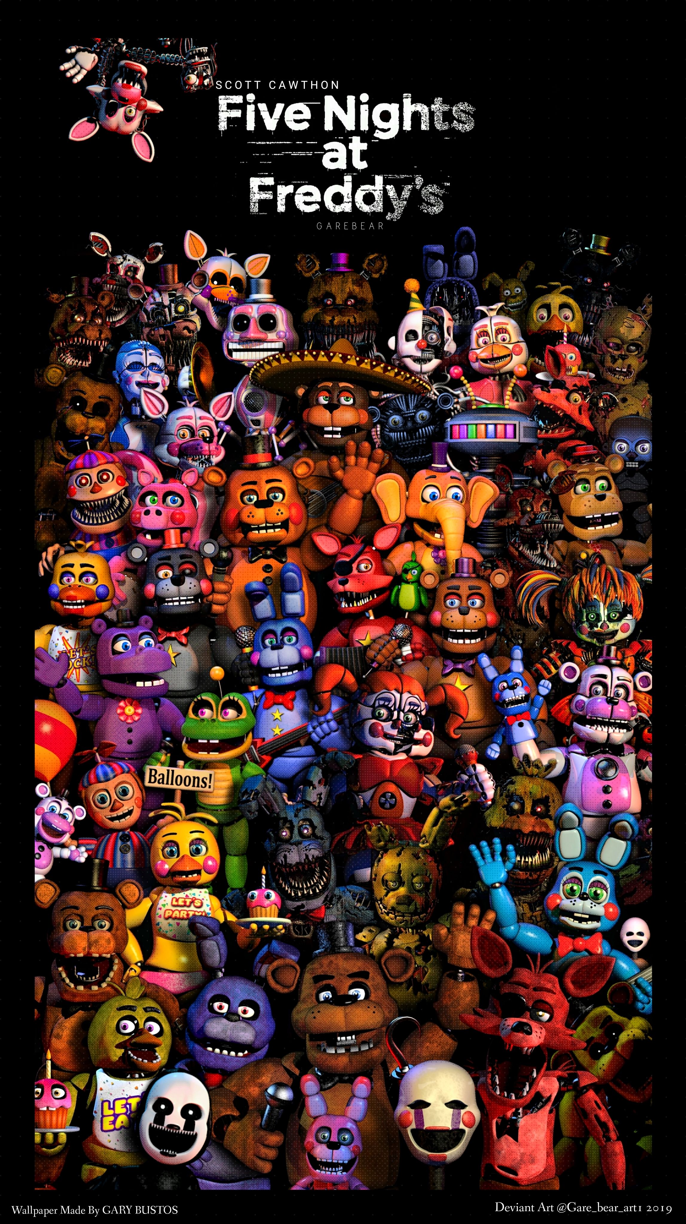 All FNAF Characters Wallpapers - Wallpaper Cave