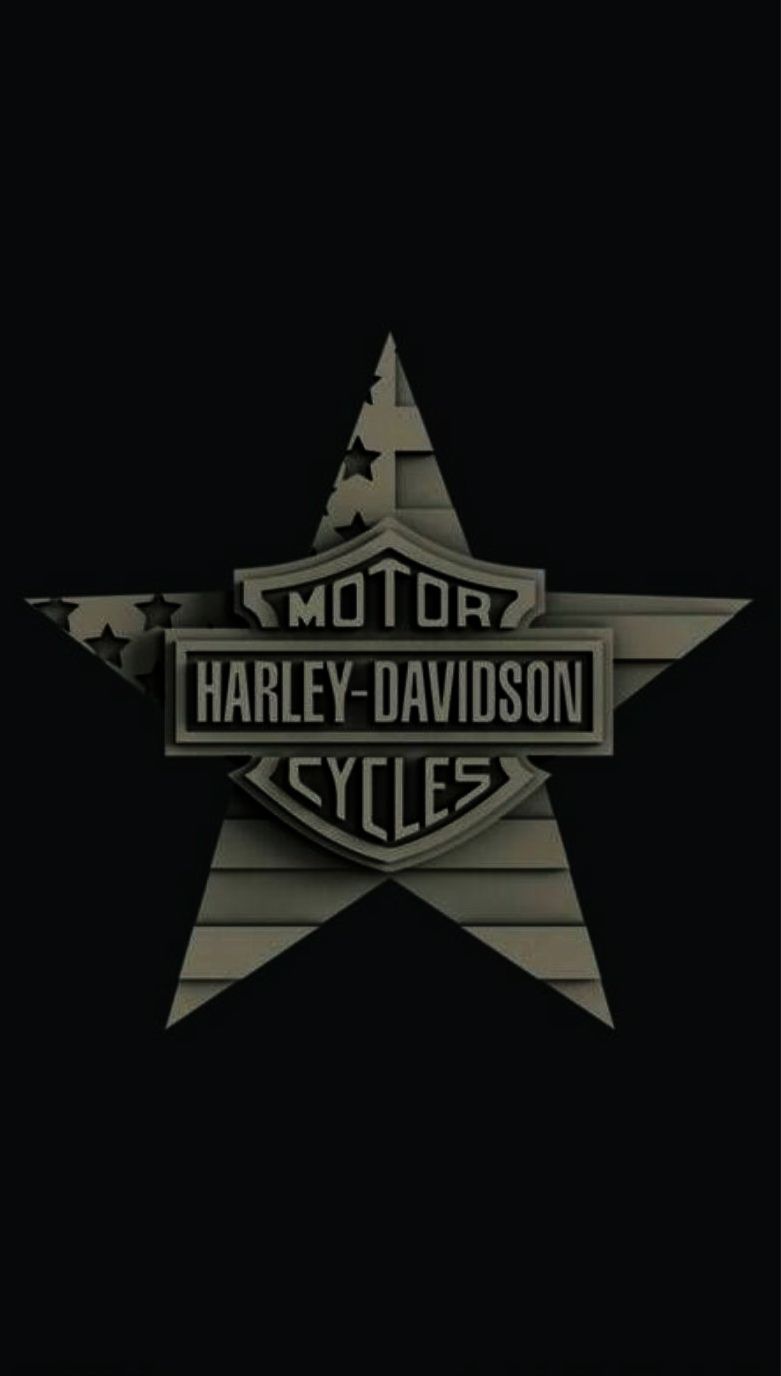 Wallpaper Army Star Harley Davidson. Harley davidson wallpaper, Harley davidson stickers, Harley davidson art
