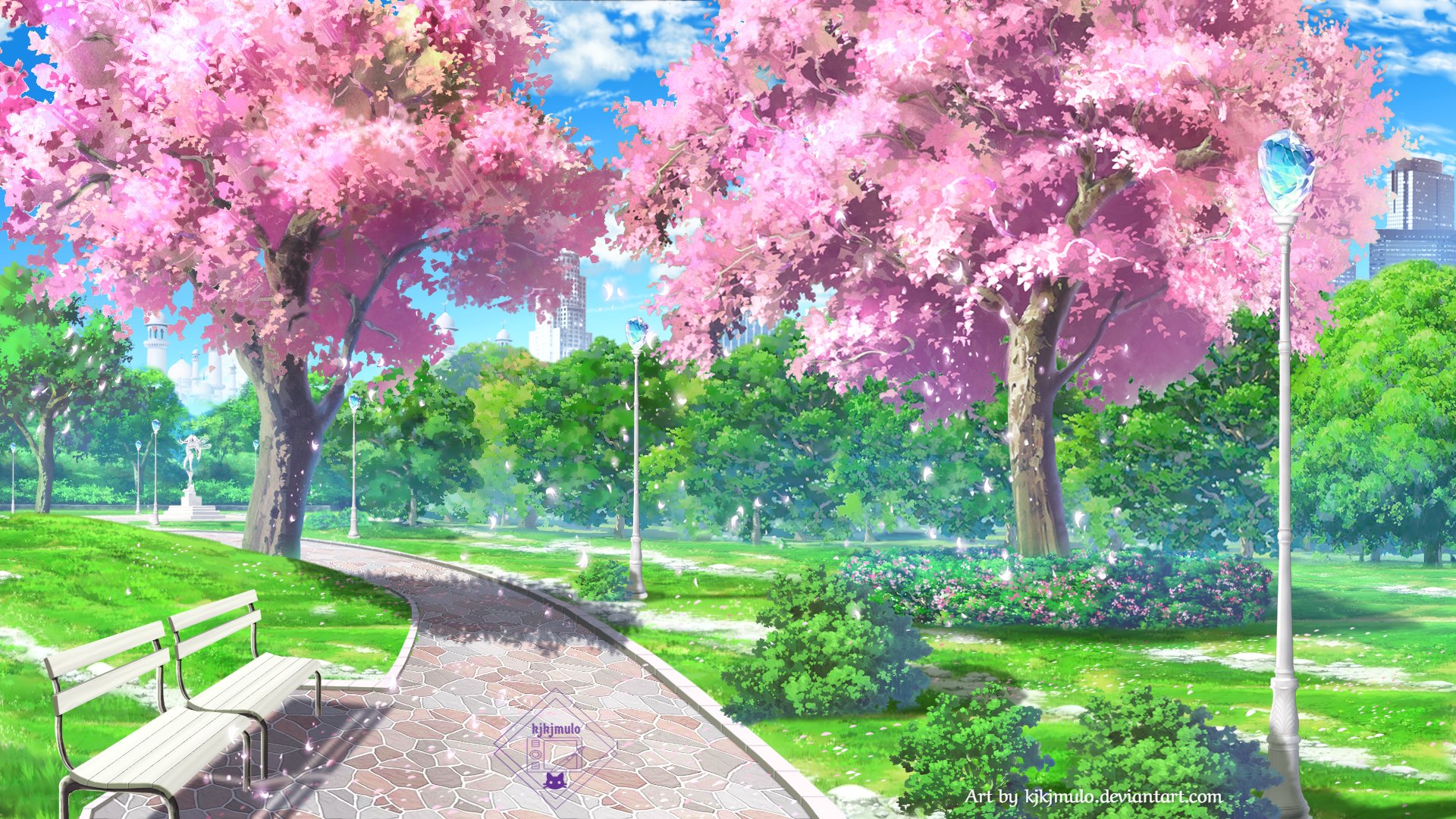 Premium AI Image  Beautiful anime background countryside day outside  generat ai