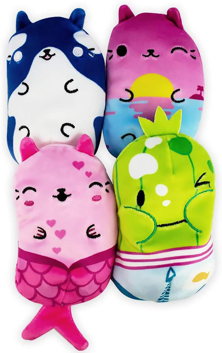 Cats Vs Pickles Swimmy Exclusive Character 4 Pack, Animals