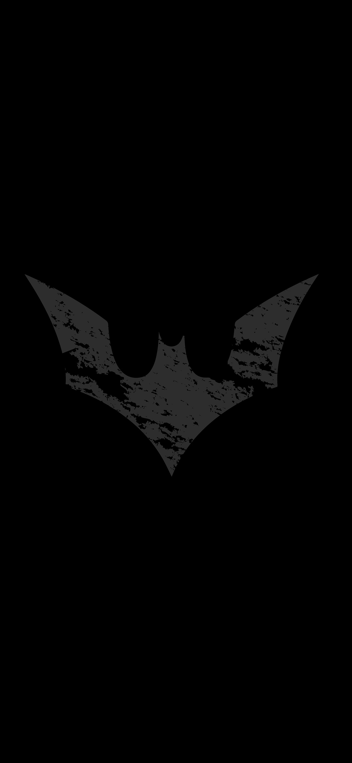 iPhone X wallpaper. batman logo dark hero art bw