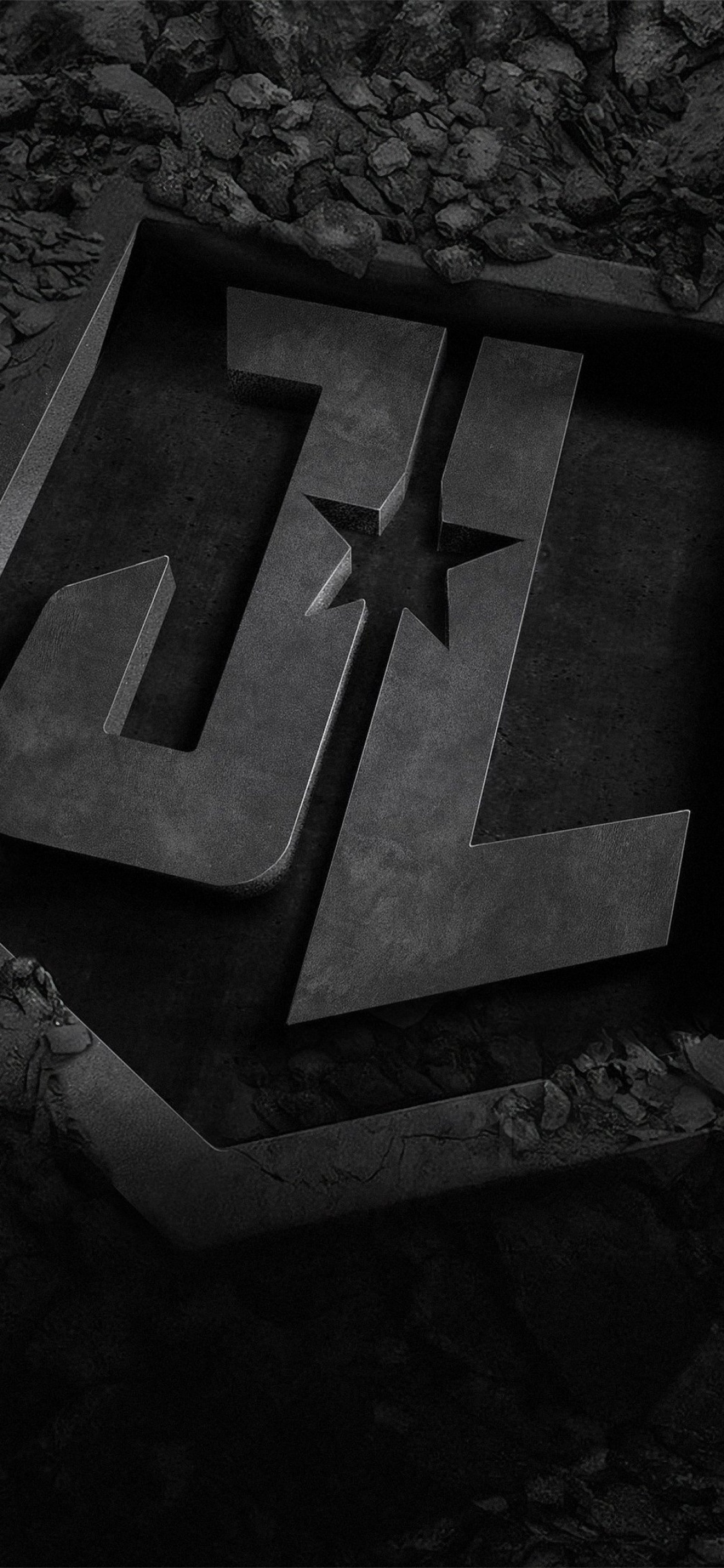Justice League Wallpaper 4K, DC Comics, Logo, Dark background, Movies