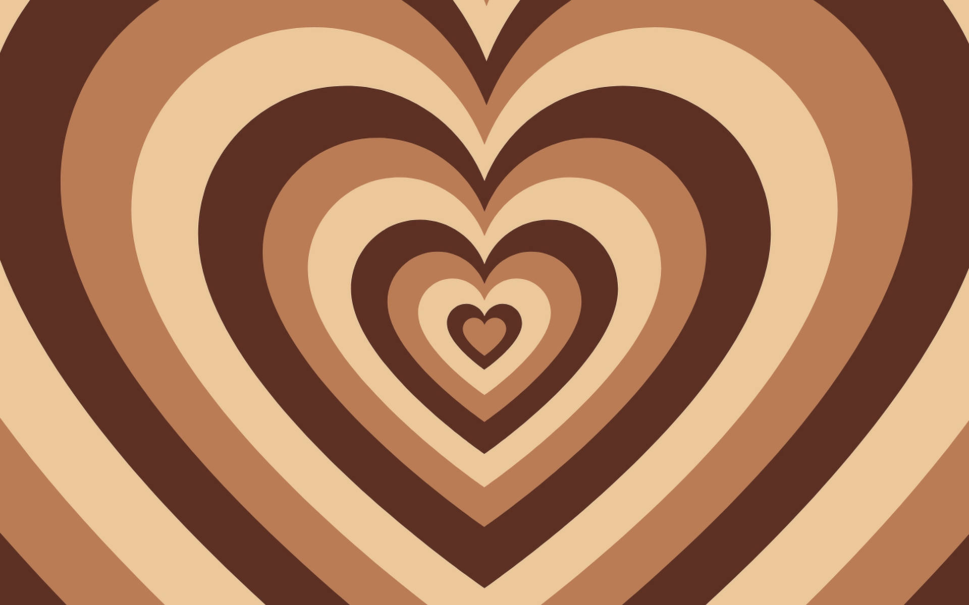 Brown Heart Wallpaper & Background For FREE