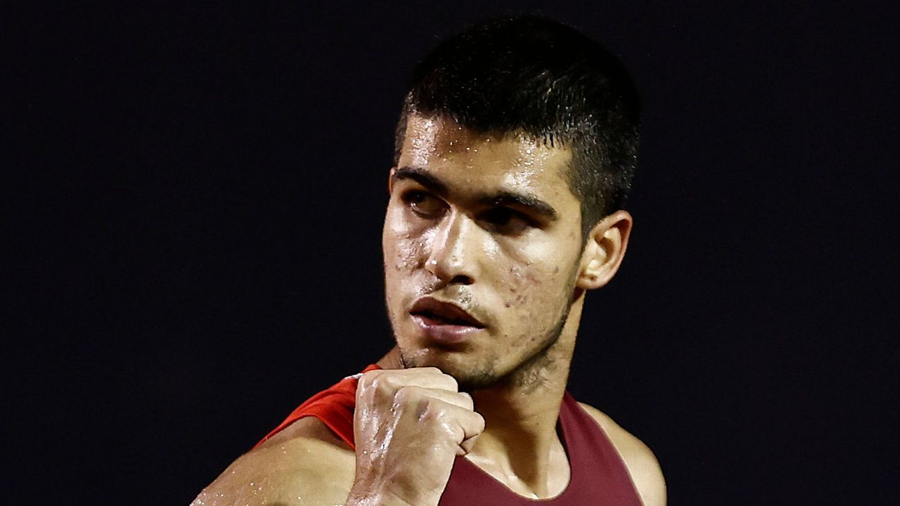 Carlos Alcaraz, 18, moves up to No. 9 ranking, is youngest into ATP since Rafael Nadal in 2005