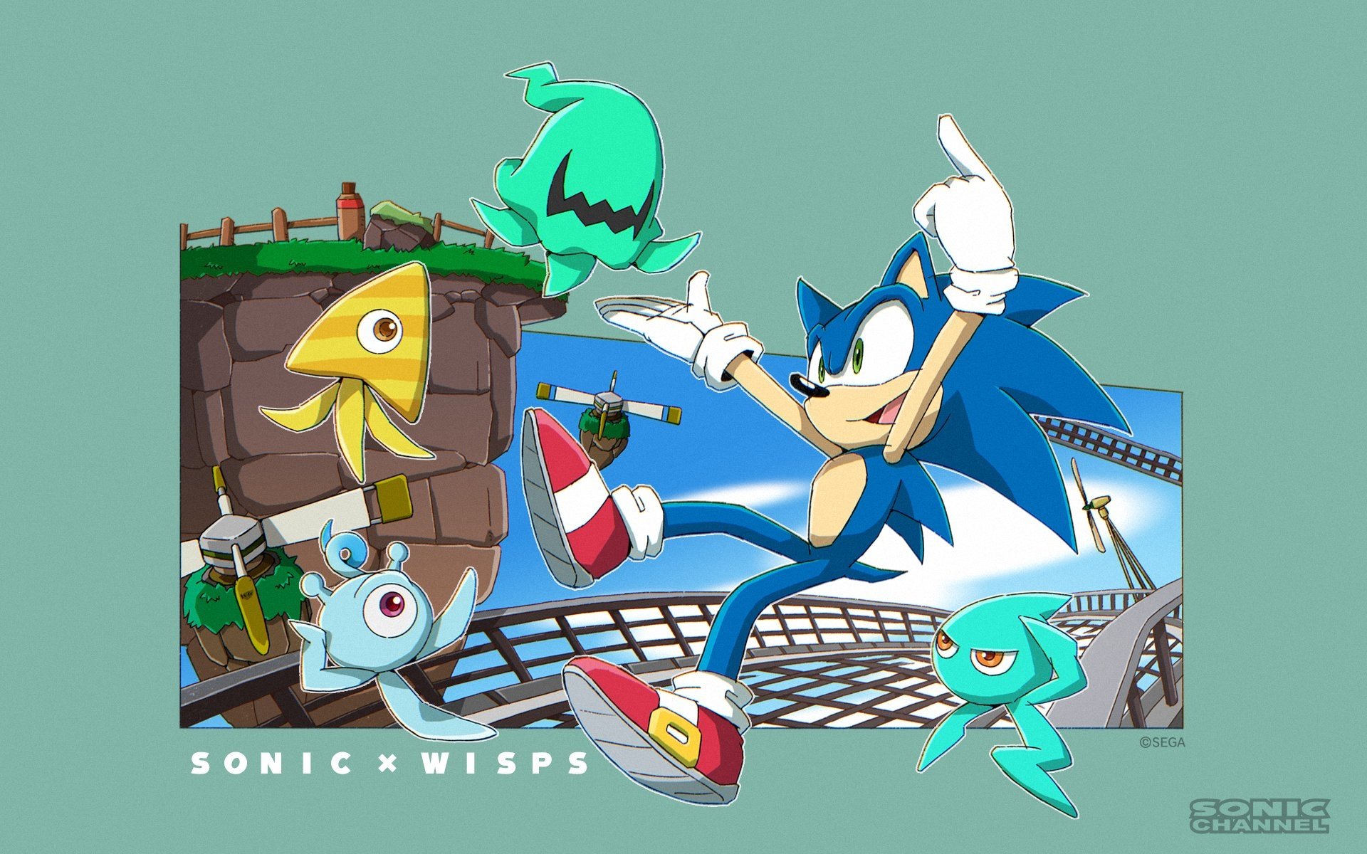 Sonic Colors: Rise of the Wisps HD Wallpaper, Achtergronden