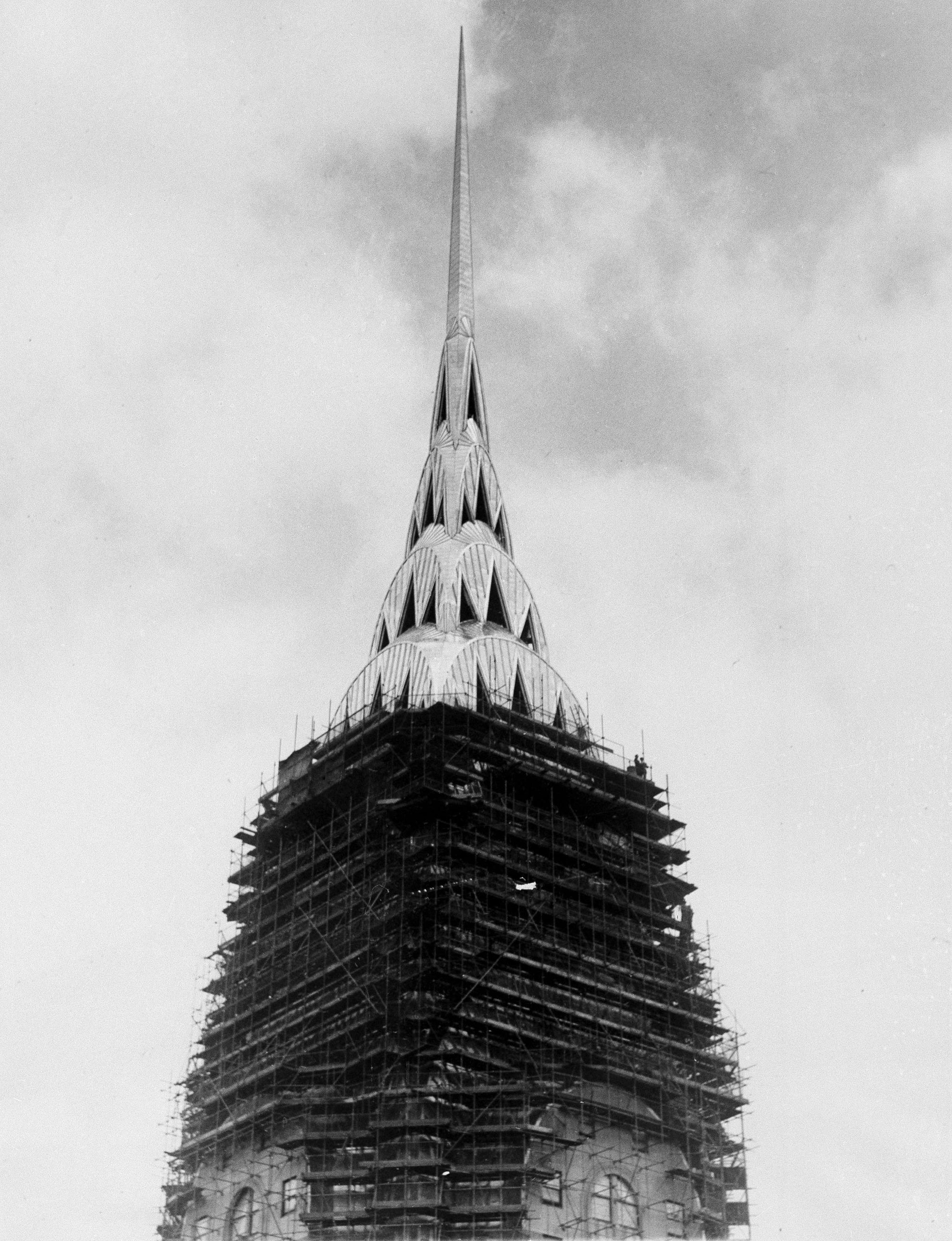 New York City's Chrysler Building: Vintage Photo of Its Construction