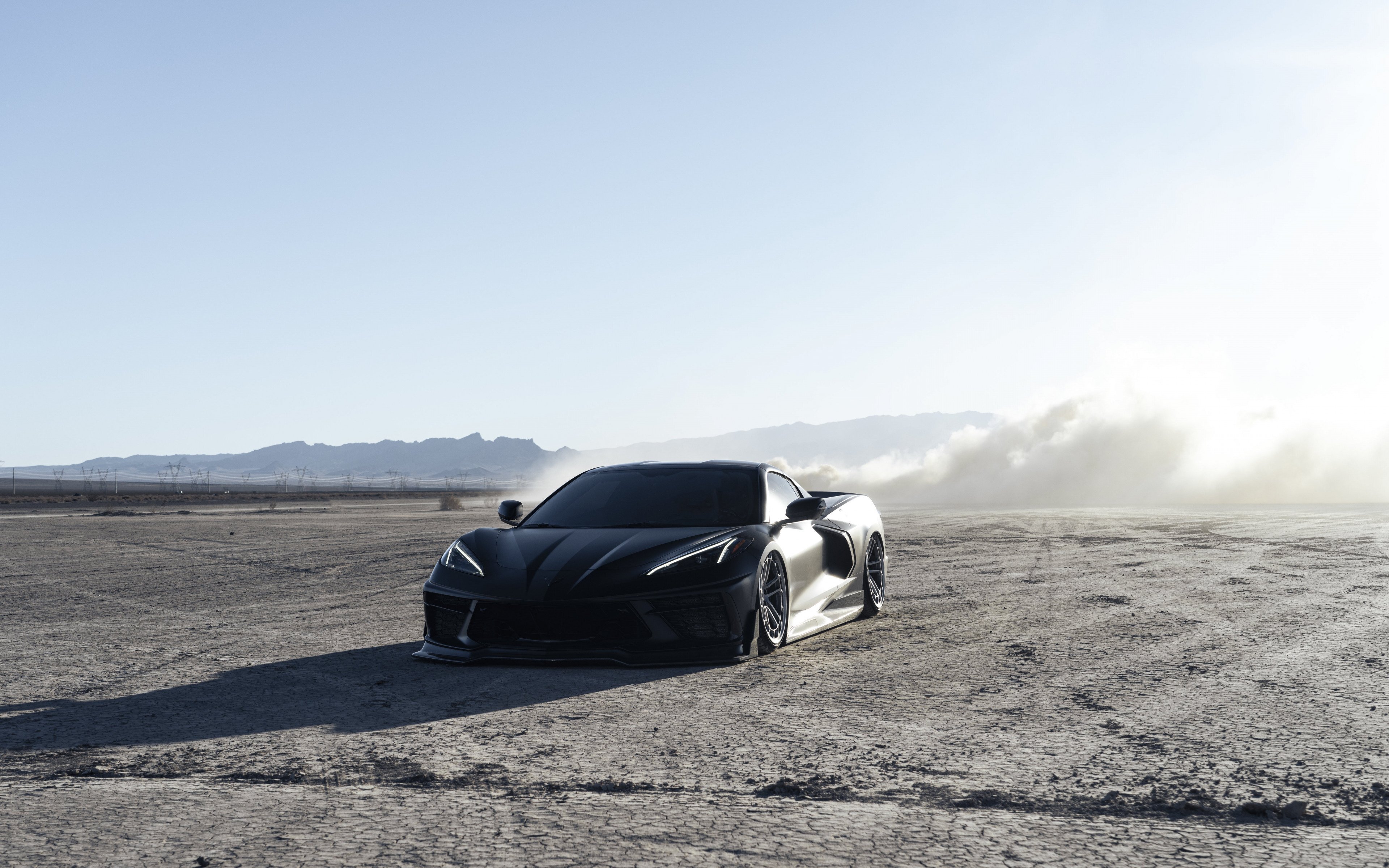 black corvette stingray wallpaper