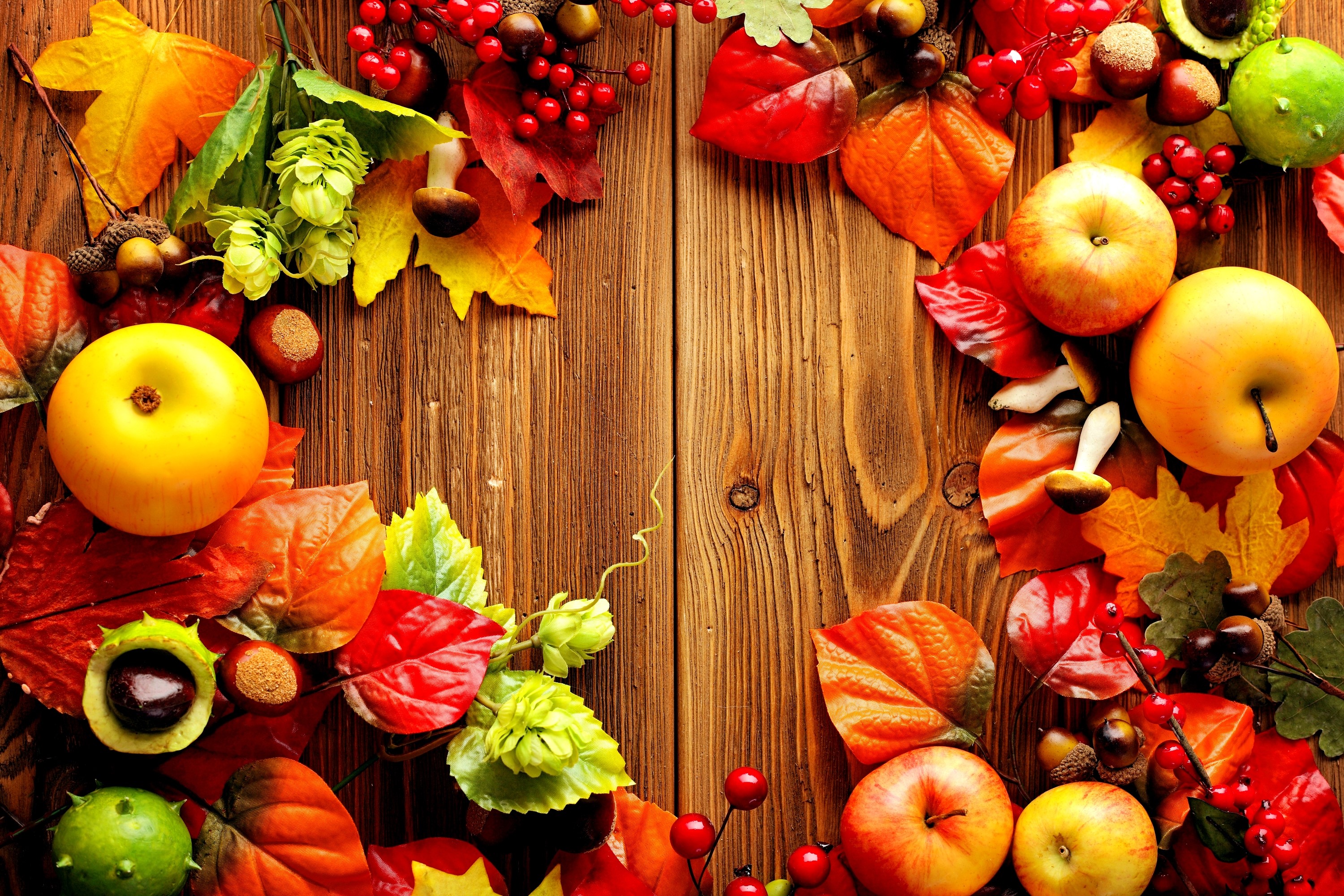 Apples, Autumn, Foliage Gallery HD Wallpaper