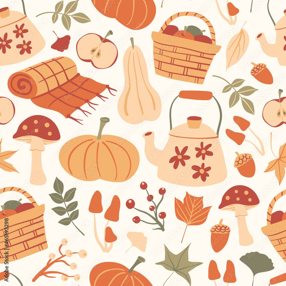 Cute Autumn Cartoon Wallpapers - Wallpaper Cave