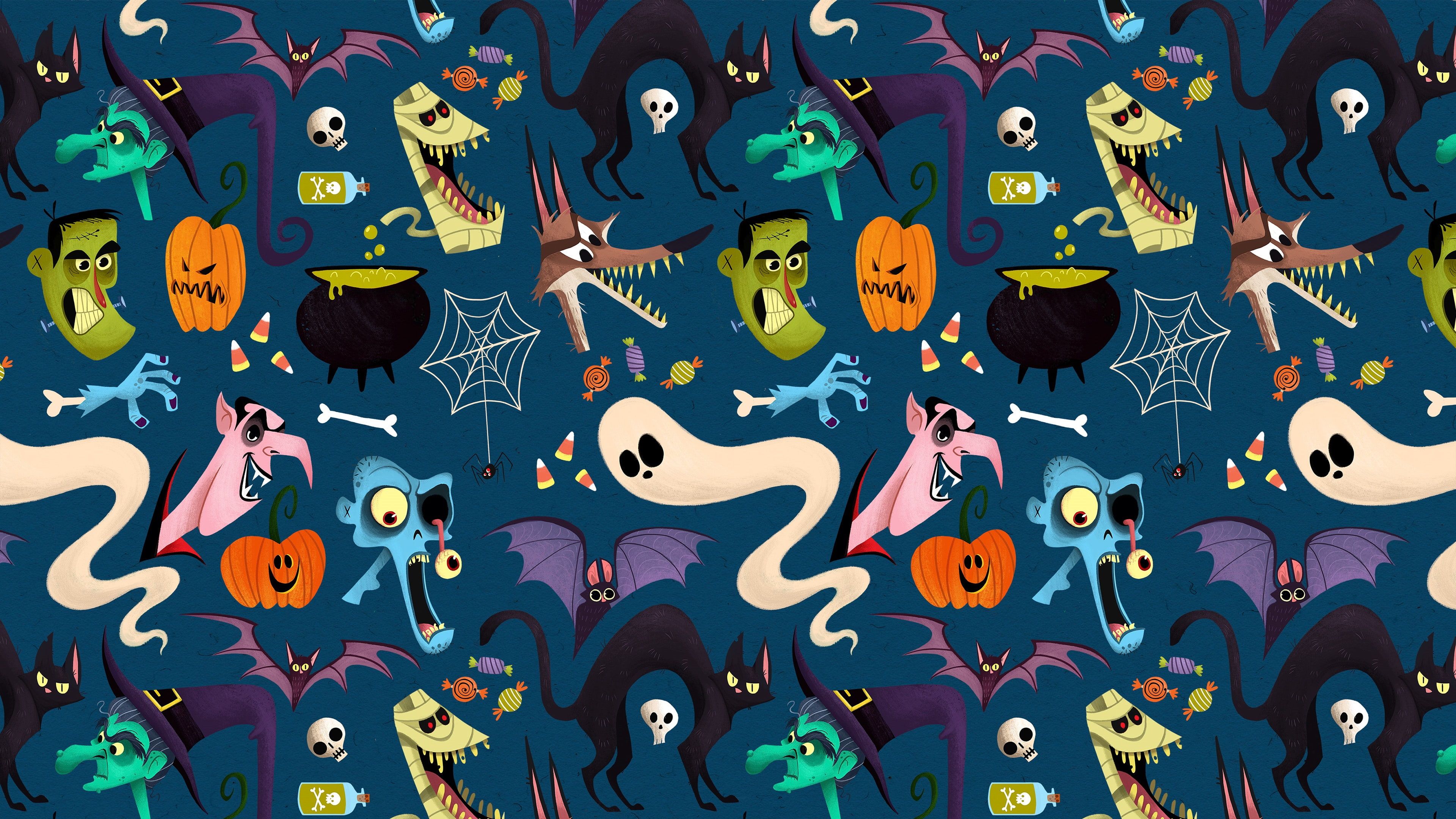 pattern #halloween #funny #ghost #graphics K #wallpaper #hdwallpaper #desktop. Halloween wallpaper, Wallpaper, Funny wallpaper