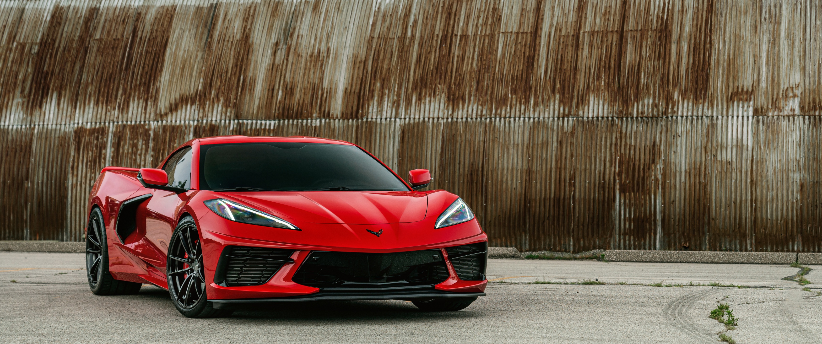 Chevrolet Corvette Wallpaper 4K, Red cars, 5K