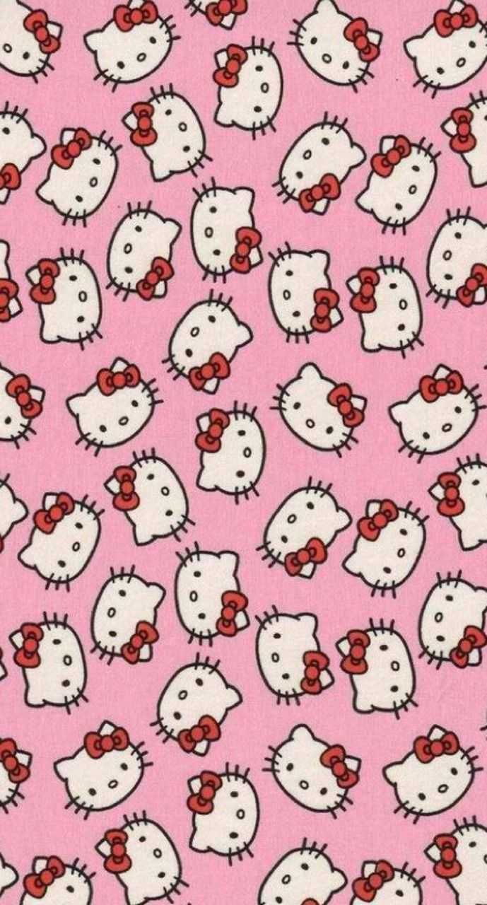 Download Y2k Aesthetic Hello Kitty Lv Logo Wallpaper