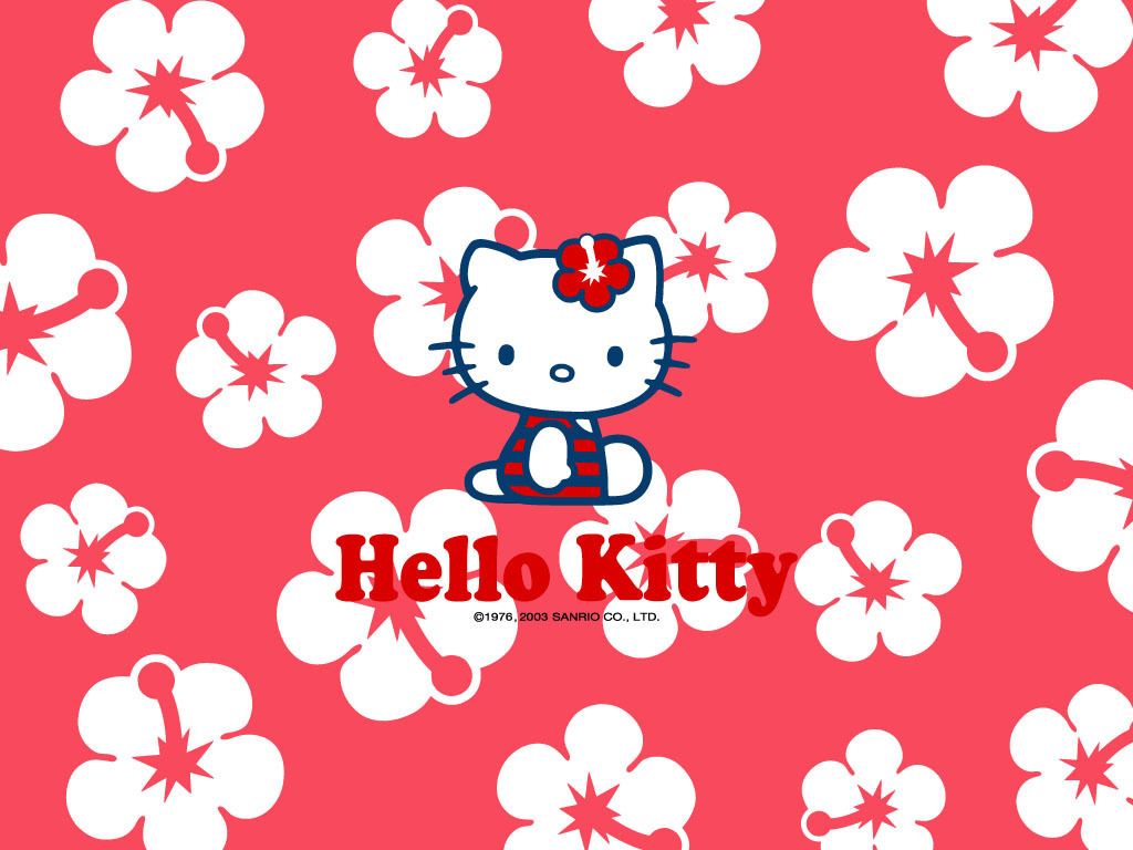 Download Y2k Aesthetic Hello Kitty Lv Logo Wallpaper