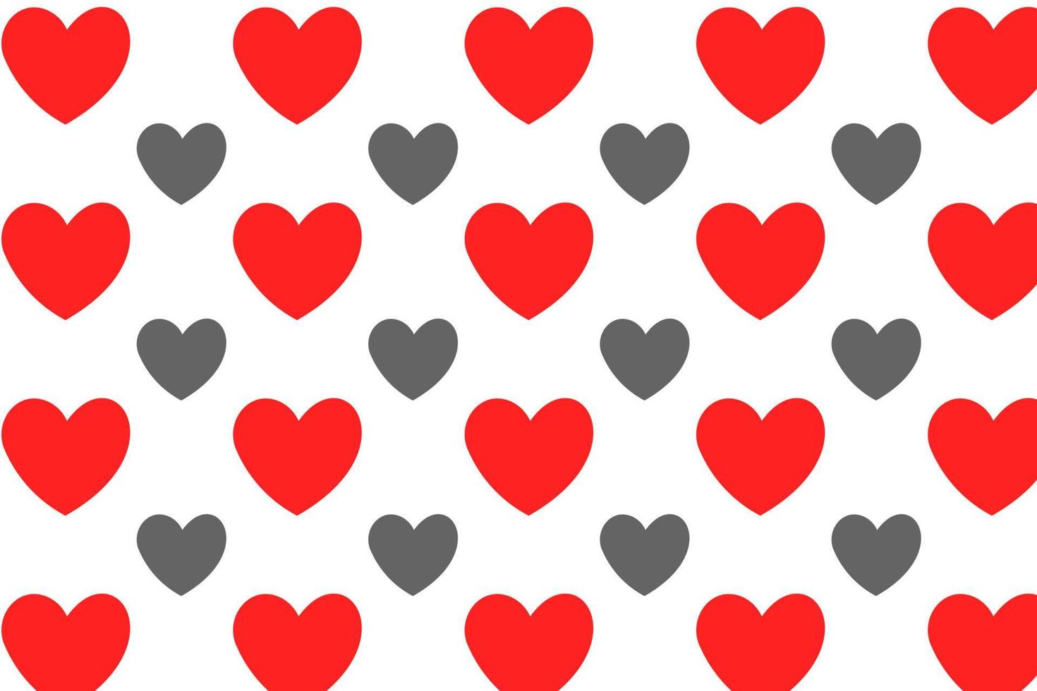 Abstract Heart Emoji Pattern Background