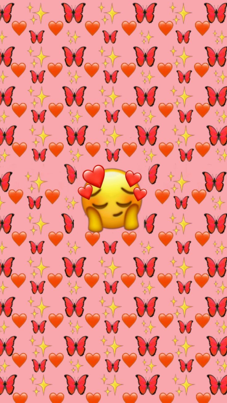 Red Emoji background. Cute emoji wallpaper, Emoji background, Emoji wallpaper