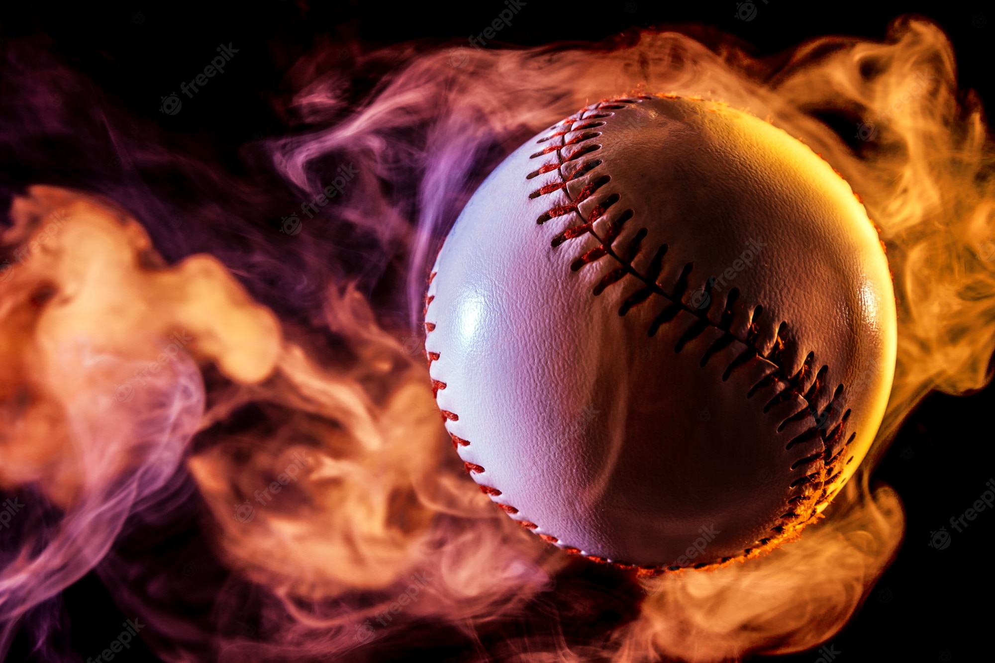 Baseball Fire Picture