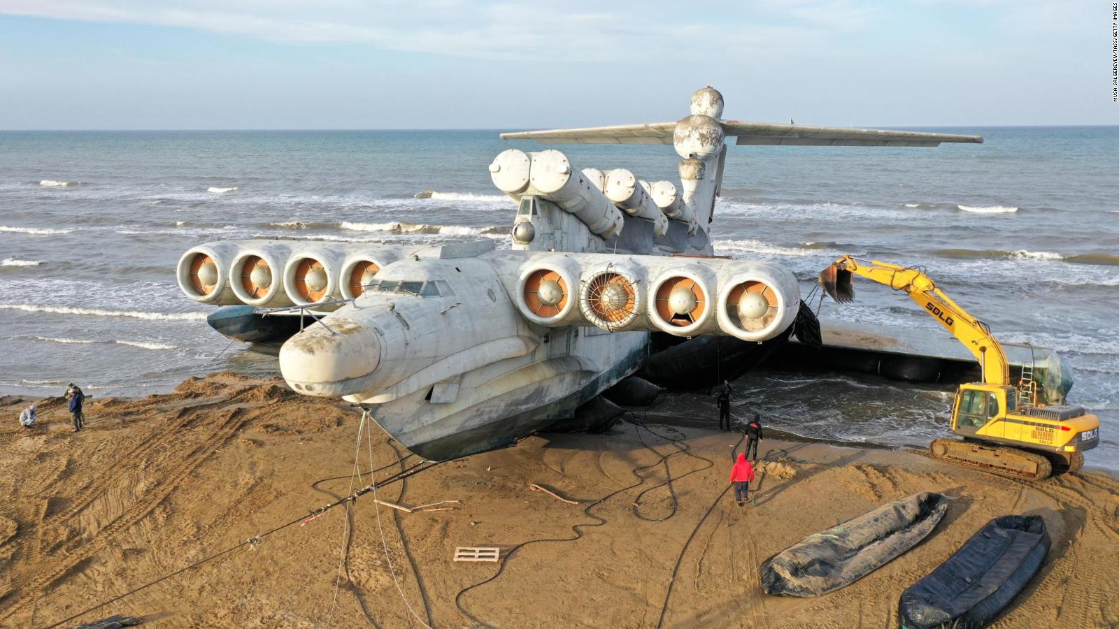 See The Soviet Era Ekranoplan The 'Caspian Sea Monster' Airplane (photos)