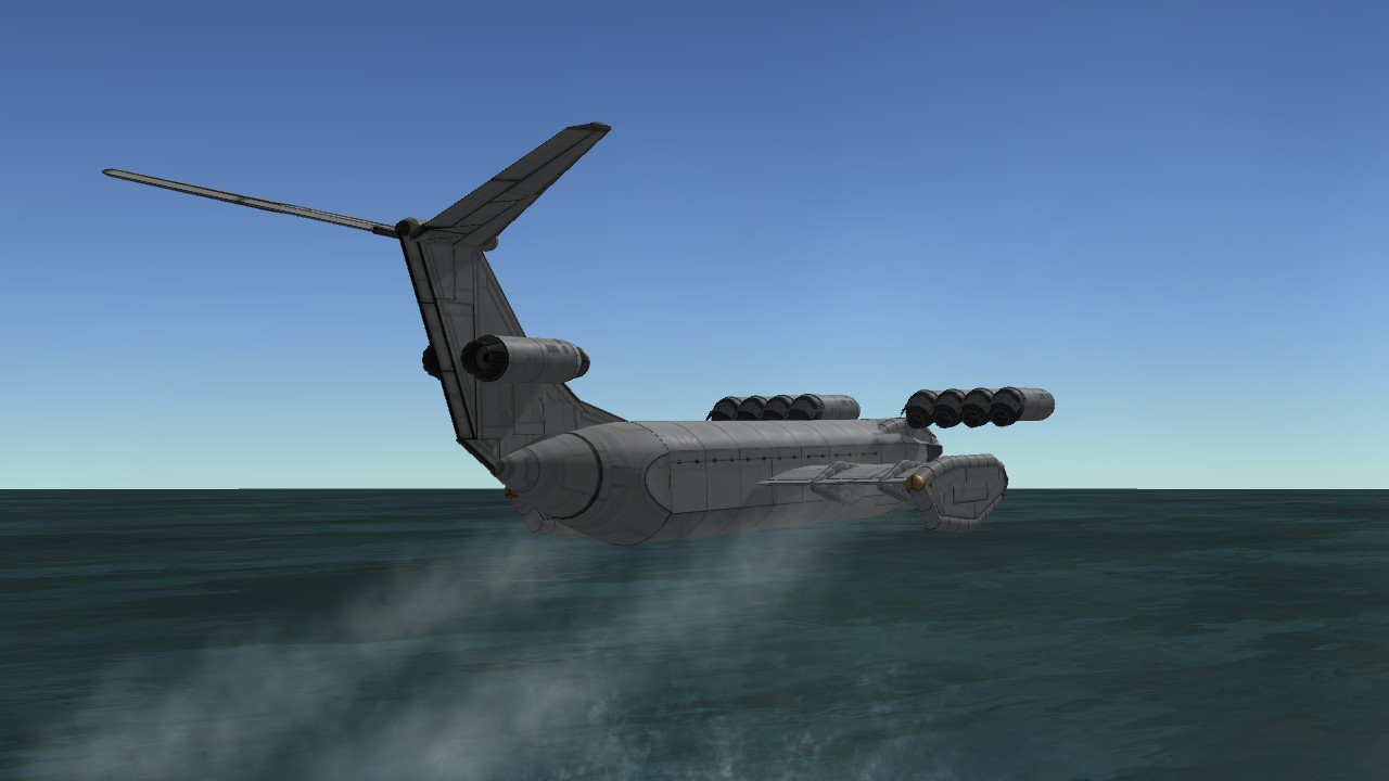 KerbalX Ekranoplan (Caspien Sea Monster)