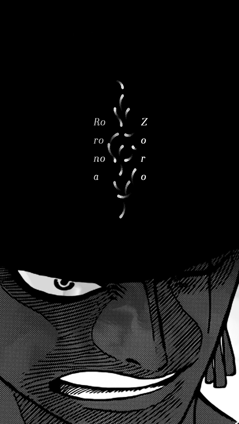 Zoro Black And White Wallpapers Wallpaper Cave