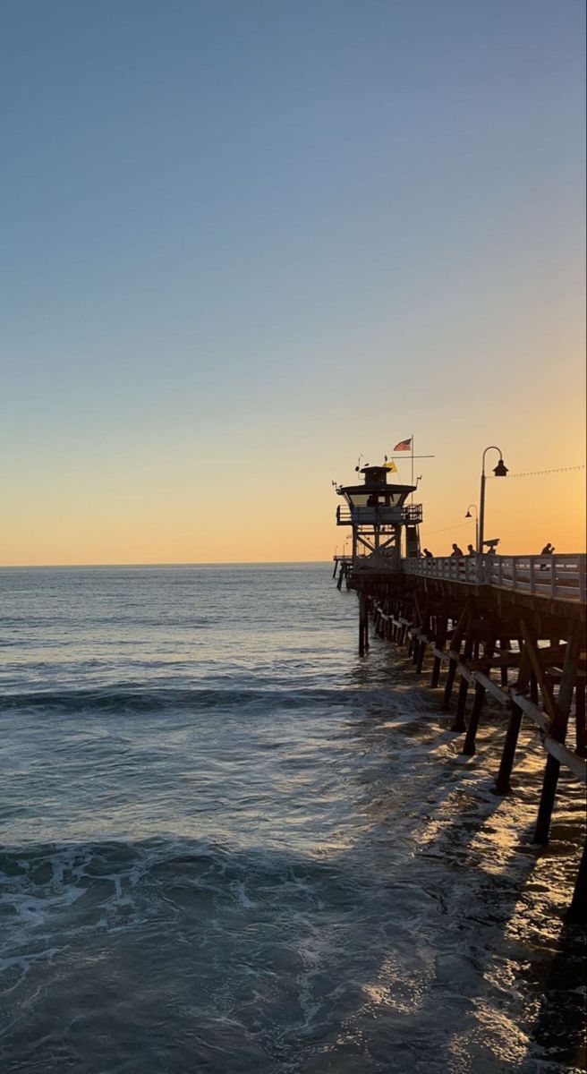 san clemente pier in california. Corona beach, California beach girl, Sunset picture