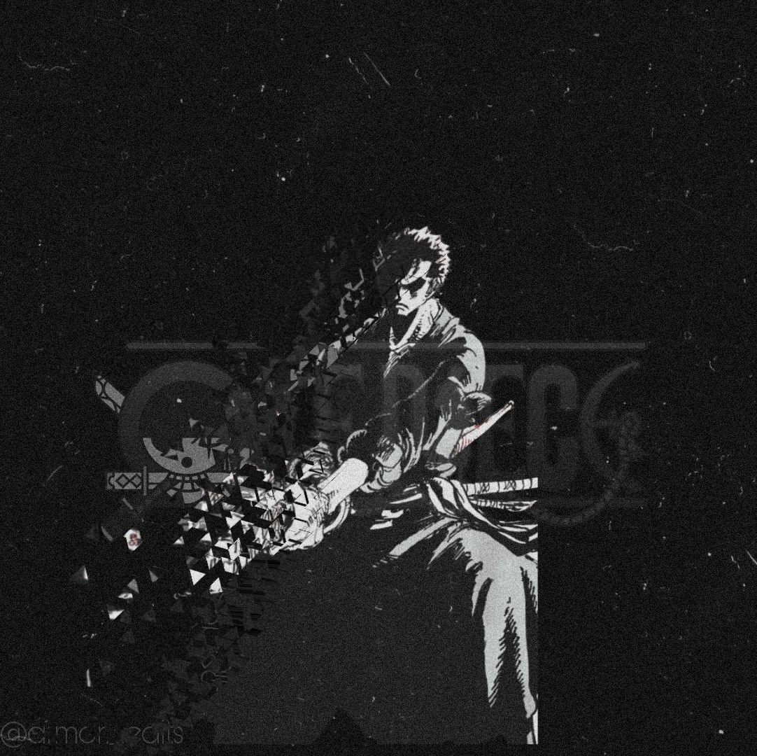 Zoro Black And White Wallpapers - Wallpaper Cave