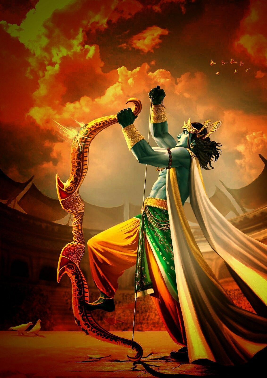 Warrior Krishna Wallpapers - Wallpaper Cave