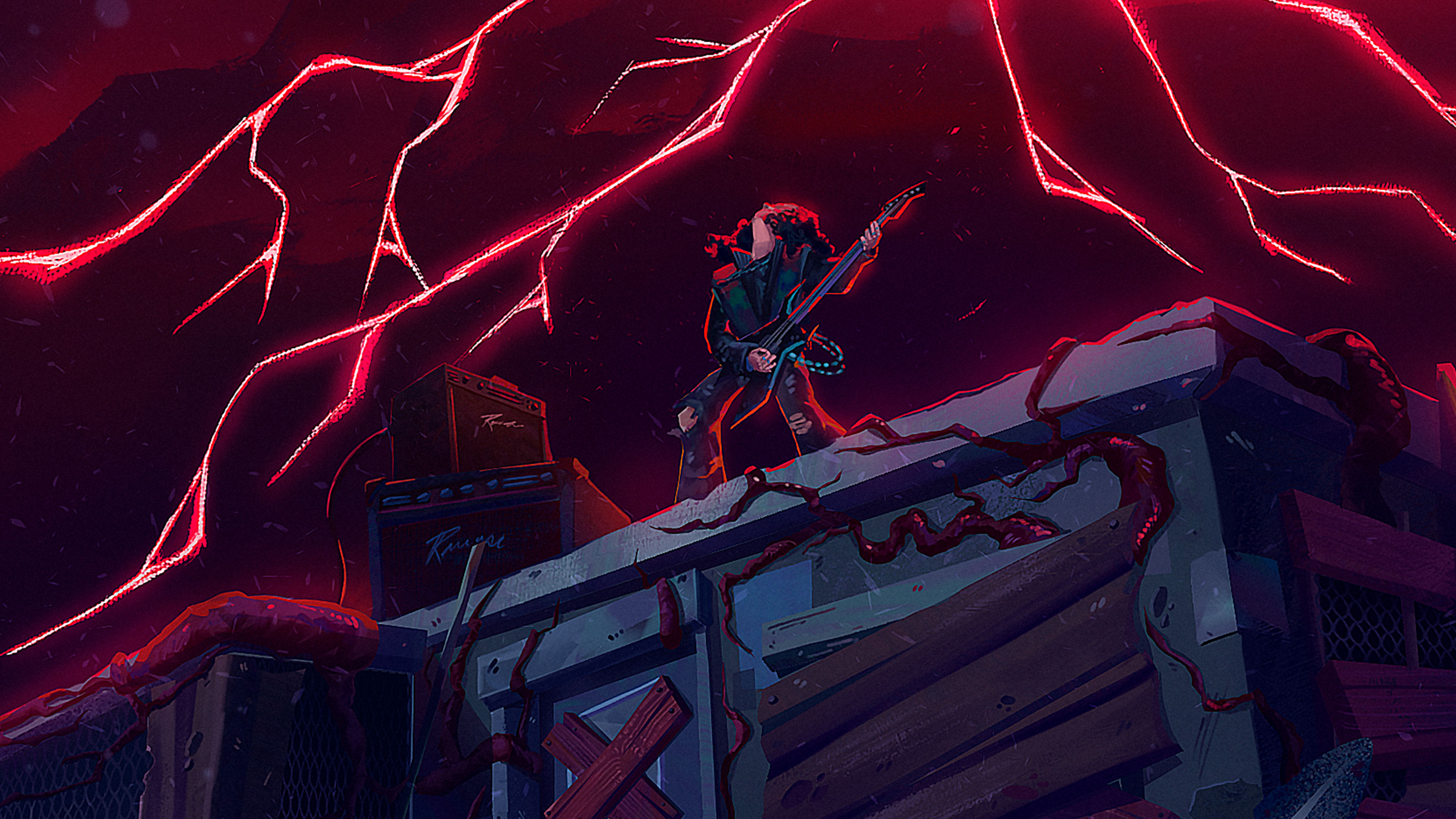 fanart of eddie Free phone wallpaper