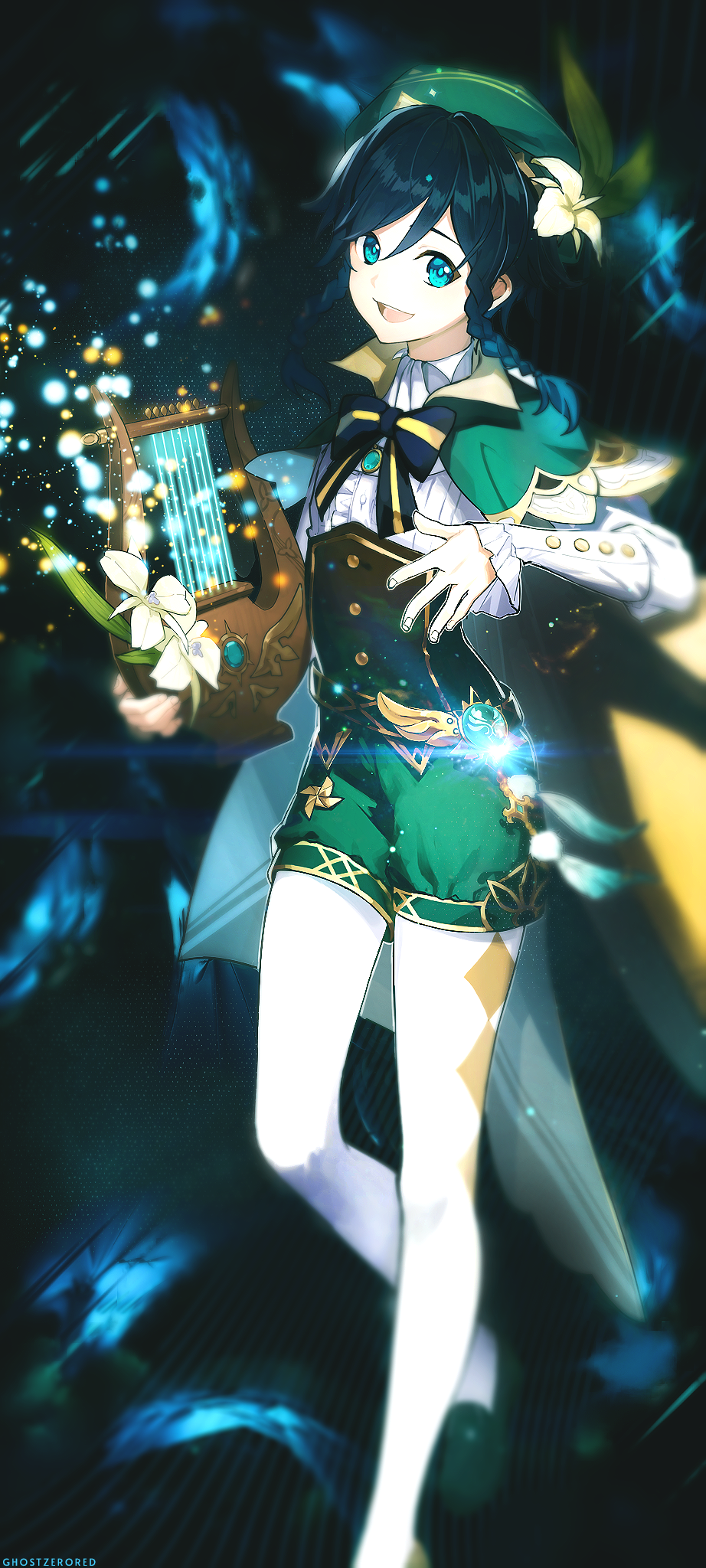 Made Venti Mobile Background (HD Link In Comments), R Genshin_Impact