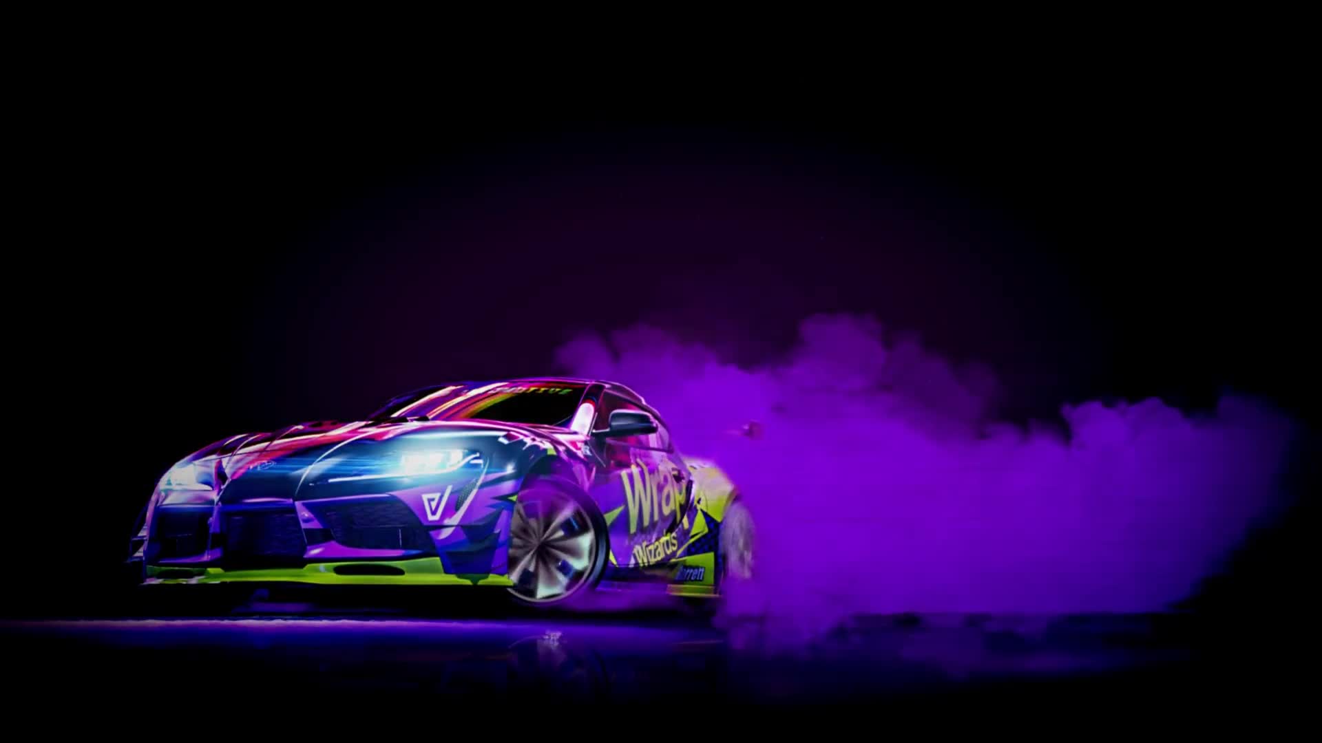 Toyota Supra / Drift / Smoke / 4K Desktop Wallpaper