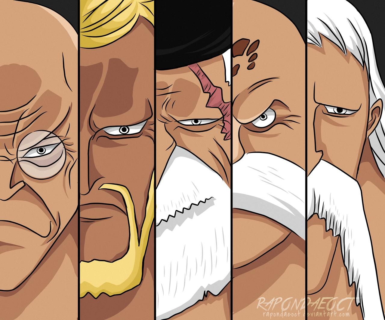 Gorosei by rapondaeoct. One piece ace, One piece luffy, One piece world