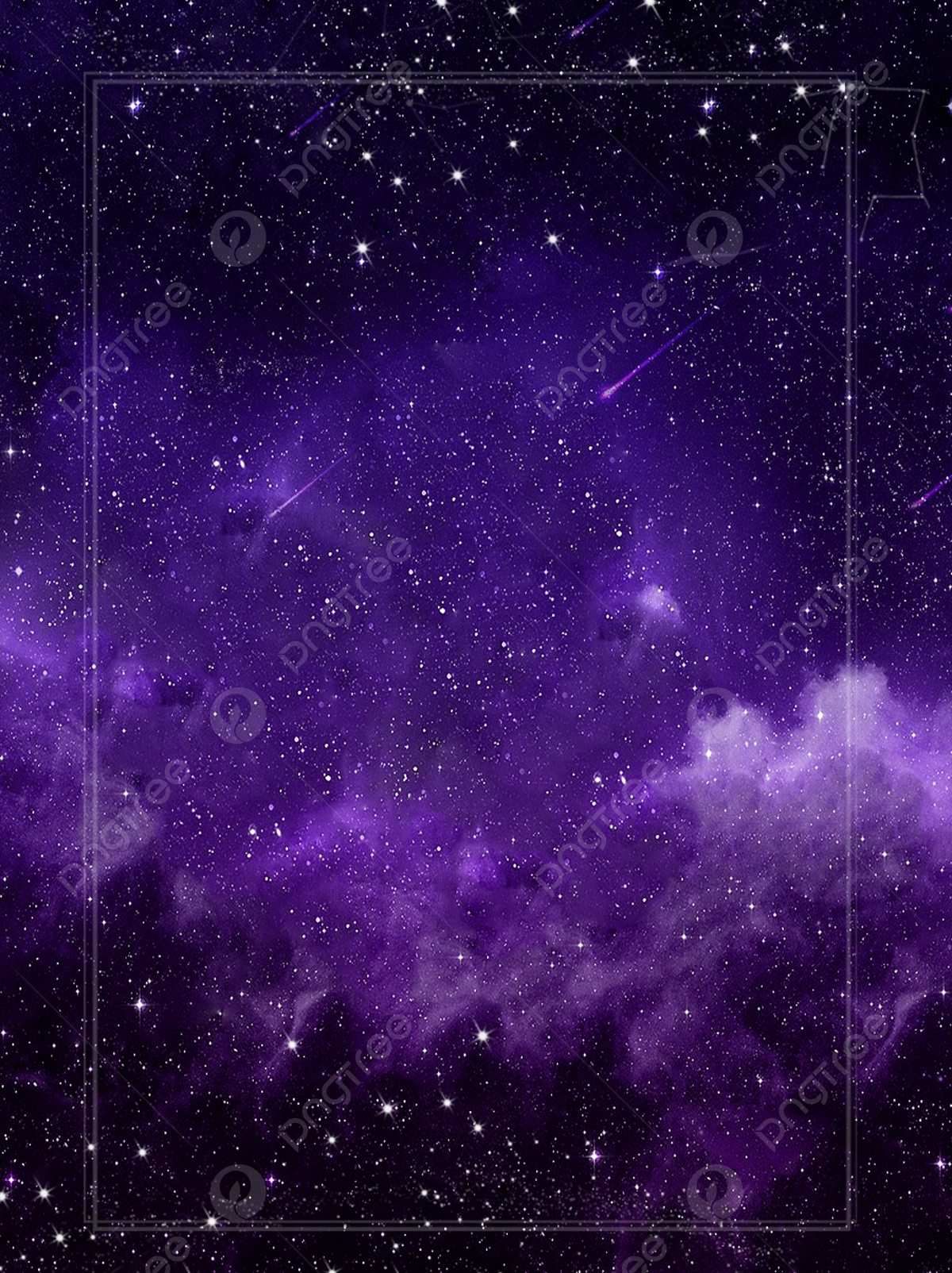 Original Beautiful Purple Star Dreamy Star River Background, Aesthetic, Business, Starry Sky Background Image for Free Download