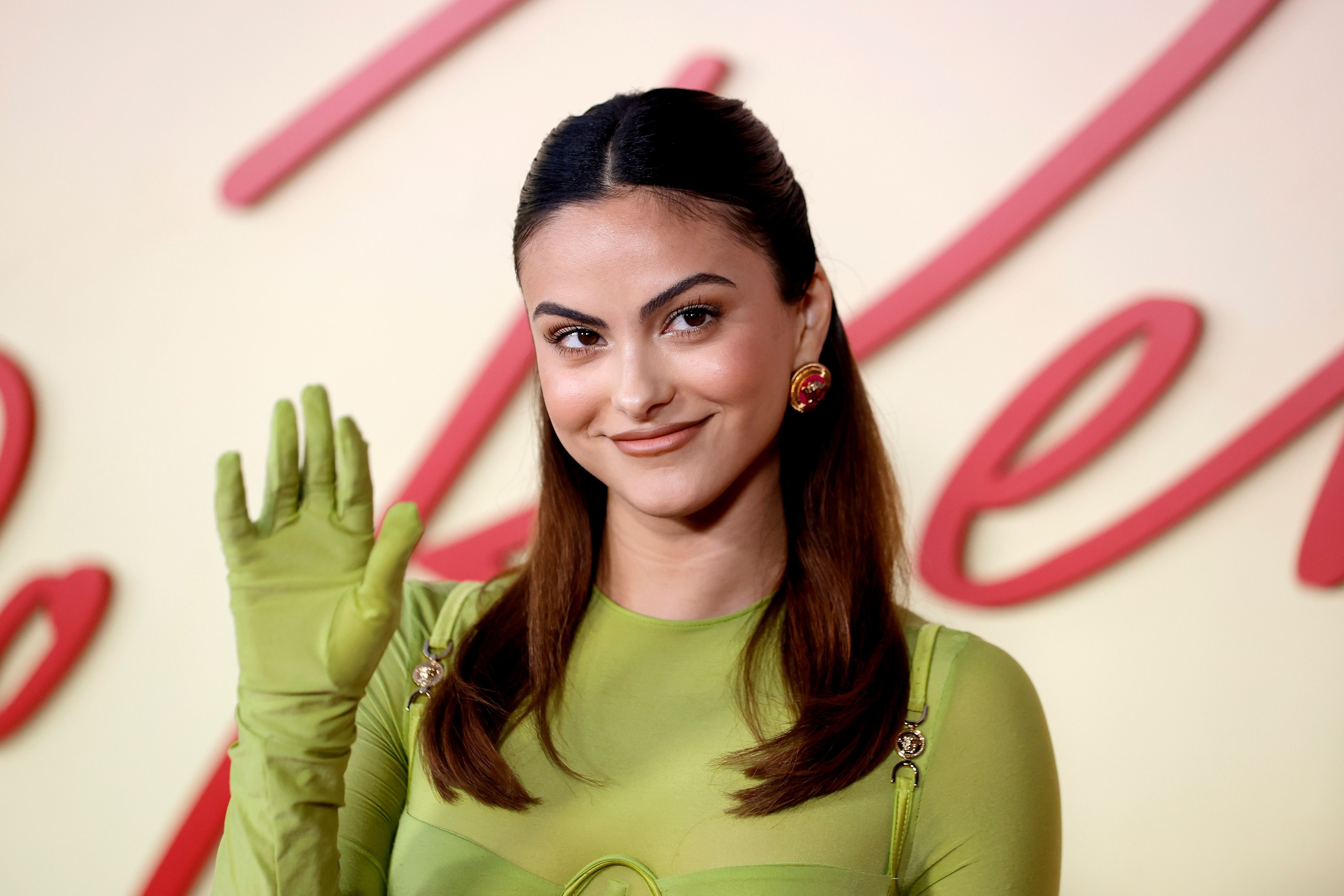 Camila Mendes Wore Two (Very Different) Bustier Dresses to the “Do Revenge” Premiere