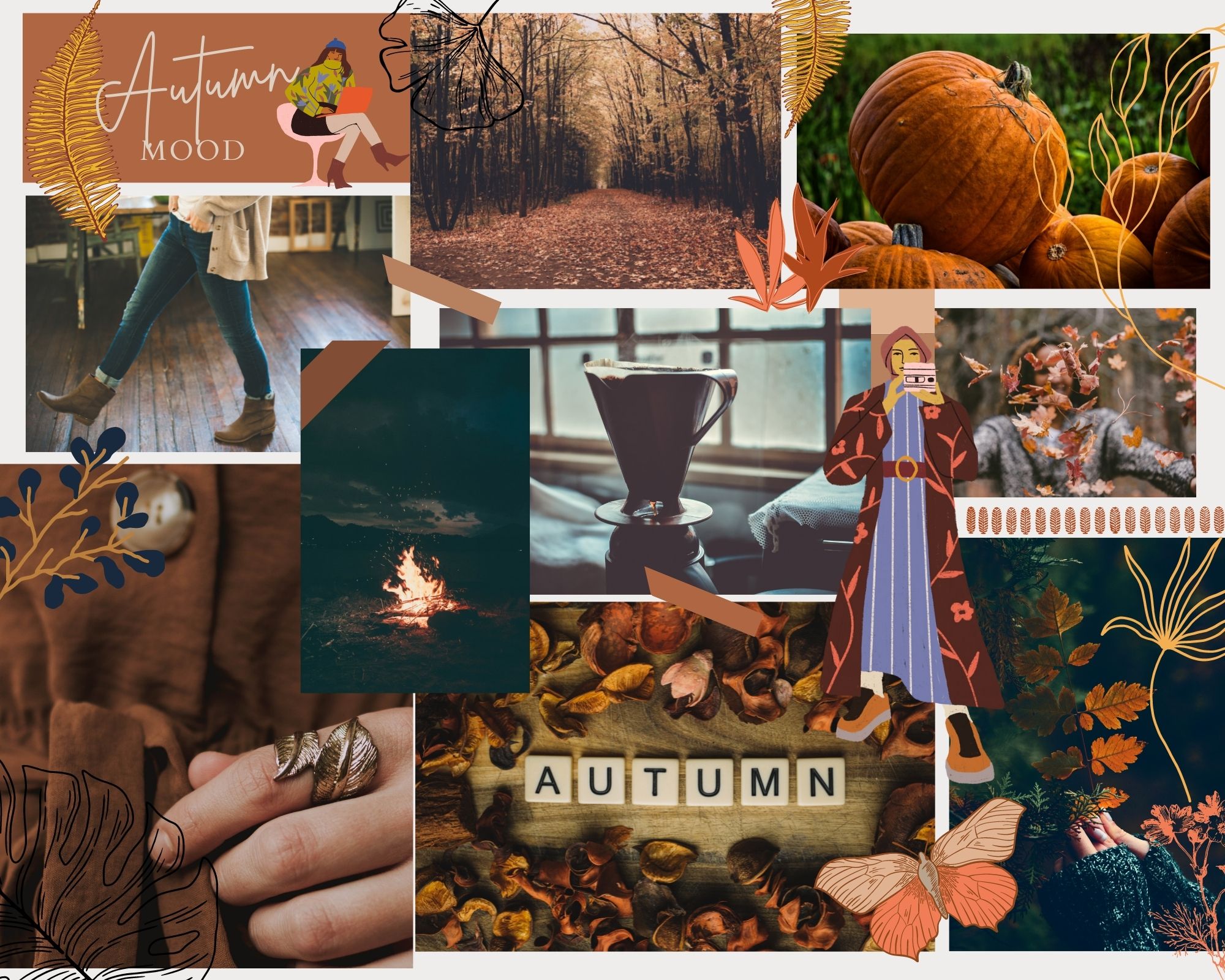 Autumn Moodboards Wallpapers Wallpaper Cave