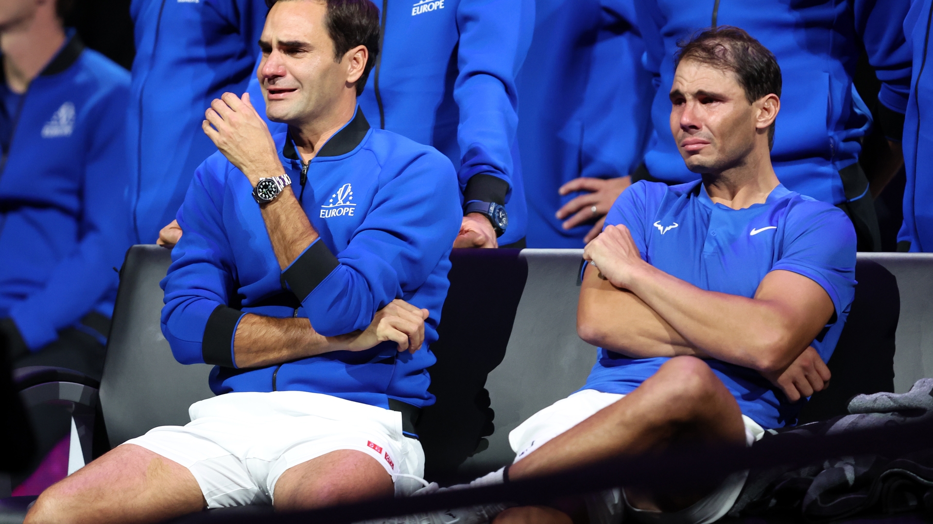 Rafael Nadal pulls out of Laver Cup for 'personal reasons' after putting stress of expecting first child aside to be part of Roger Federer's farewell at O2 Arena
