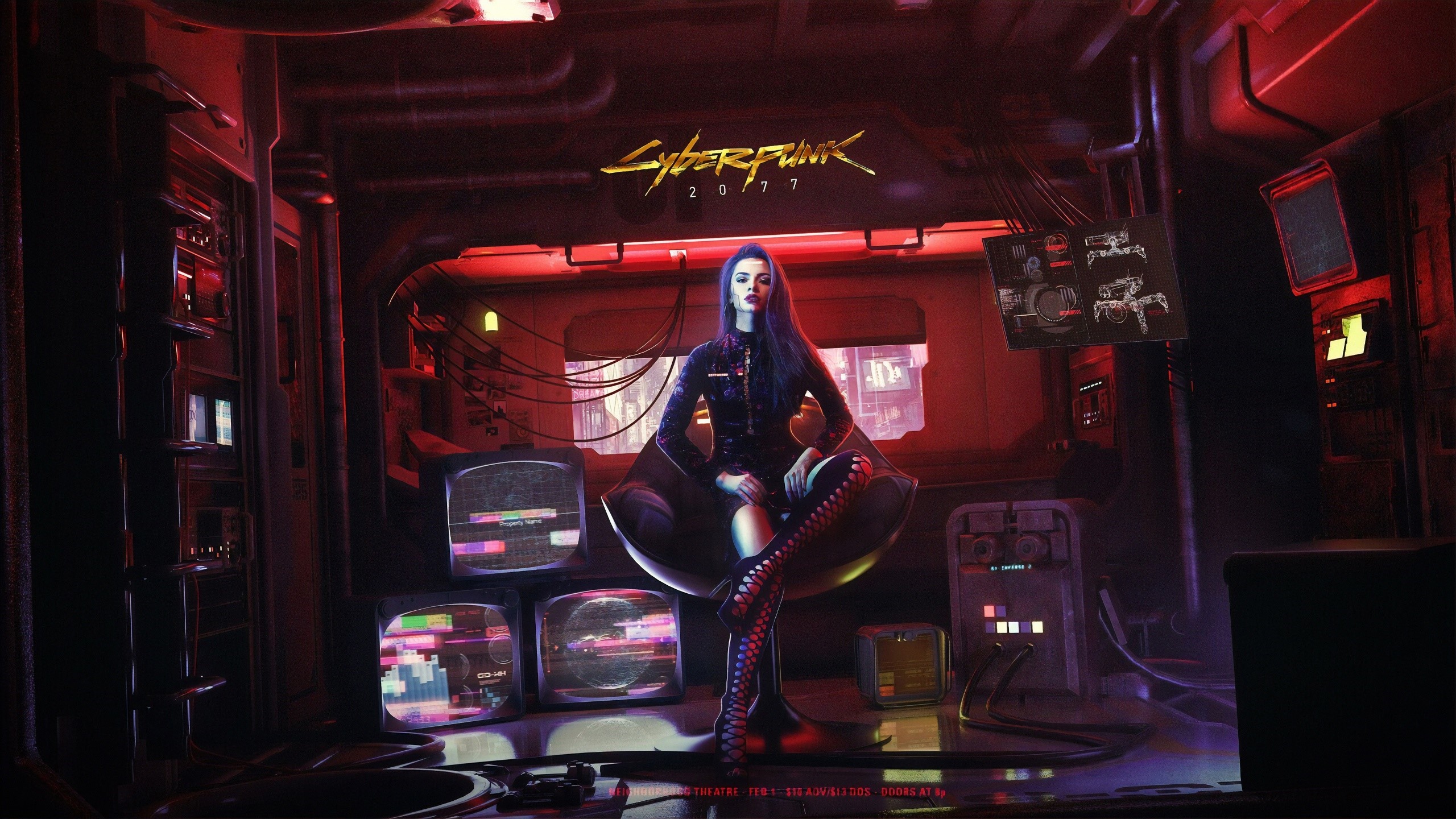 cyberpunk, digital art, women, Cyberpunk 2077 Gallery HD Wallpaper