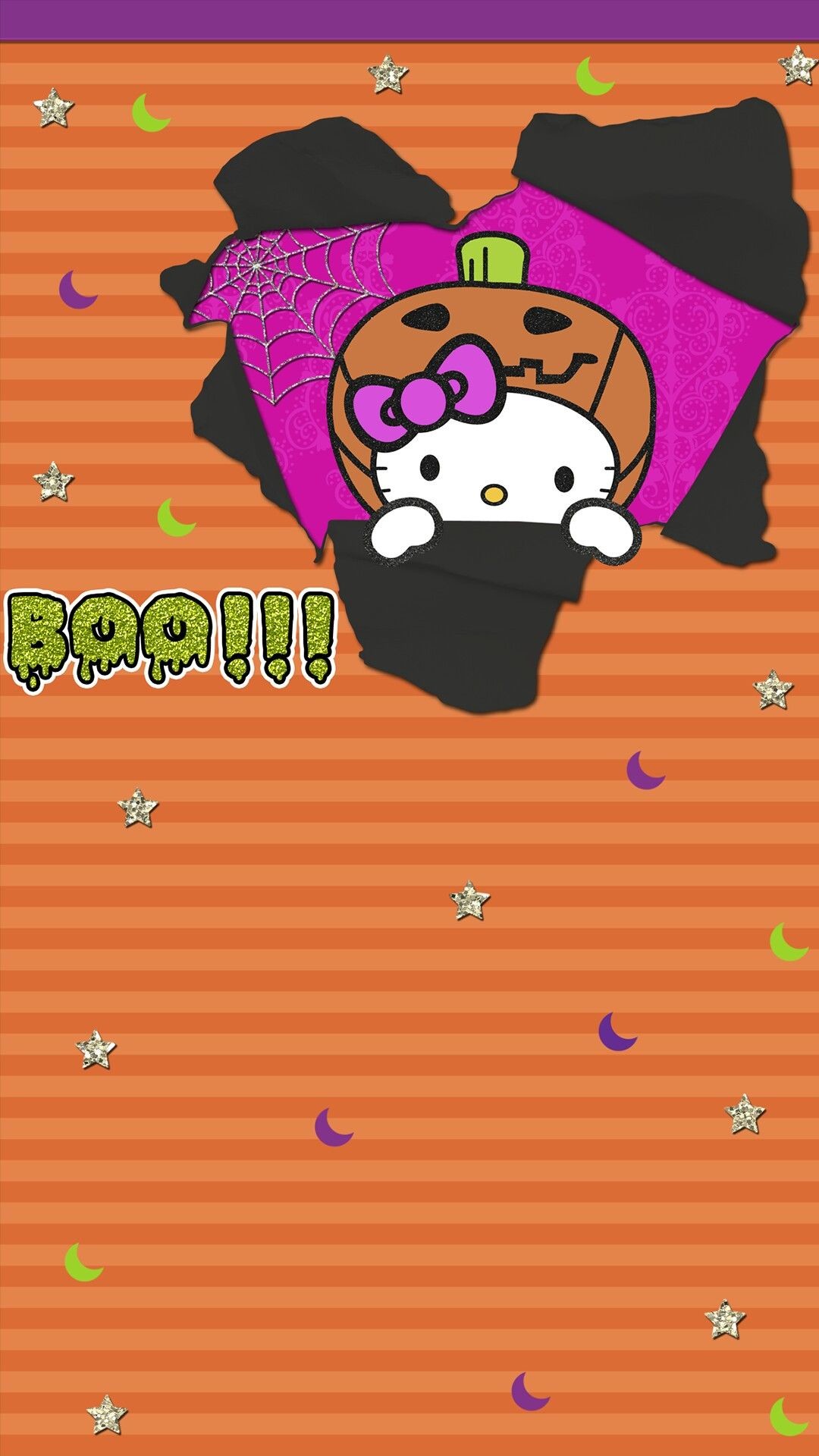 Hello Kitty Halloween Background