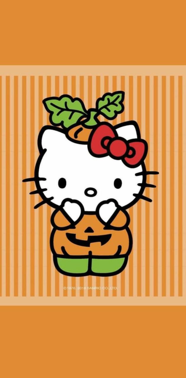 hello kitty fall wallpaper