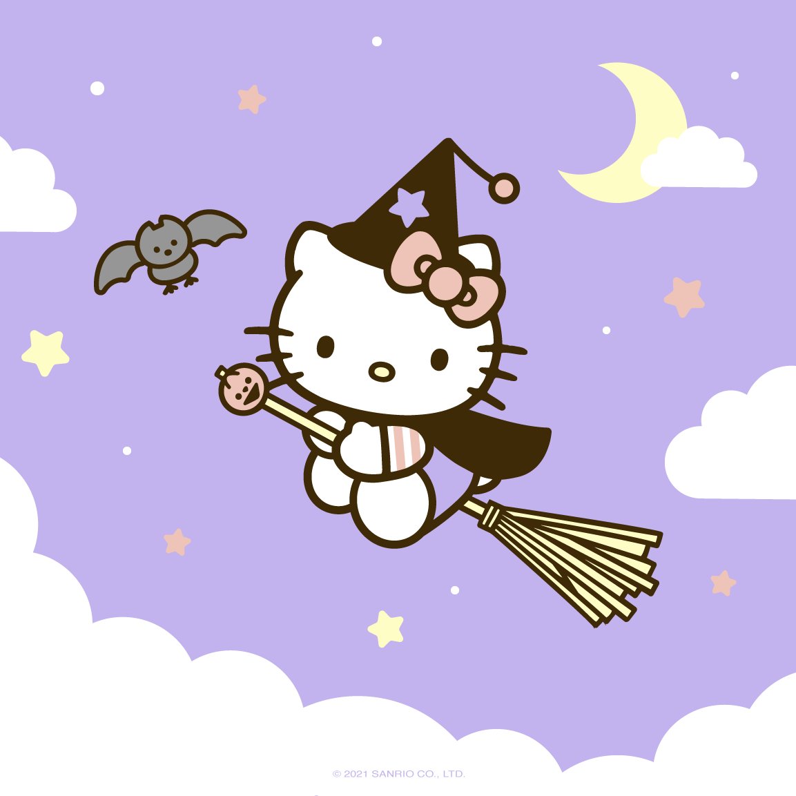 Hello Kitty a supercute and spooky #Halloween!