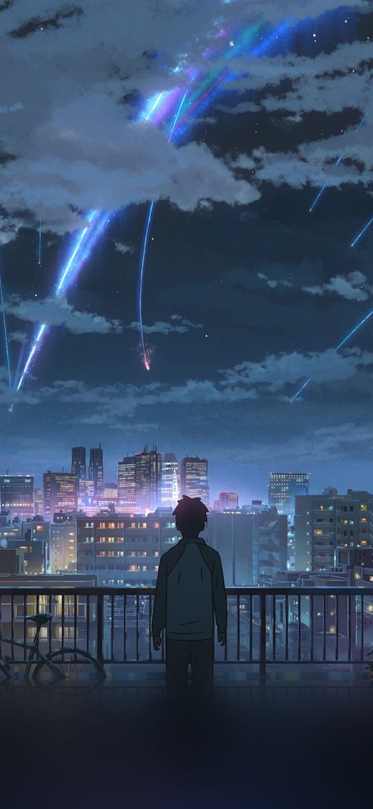 Anime iPhone 11 4k Wallpaper. Your name wallpaper, Anime wallpaper iphone, Sky anime