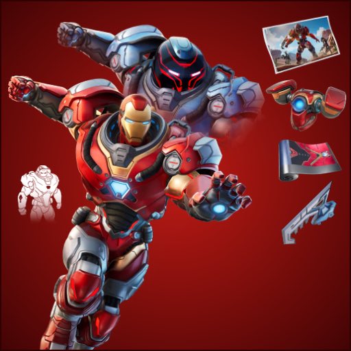 Iron Man Zero Fortnite wallpaper