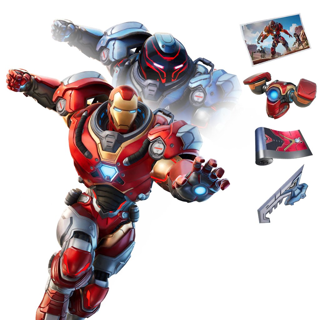 Iron Man Zero Fortnite wallpaper