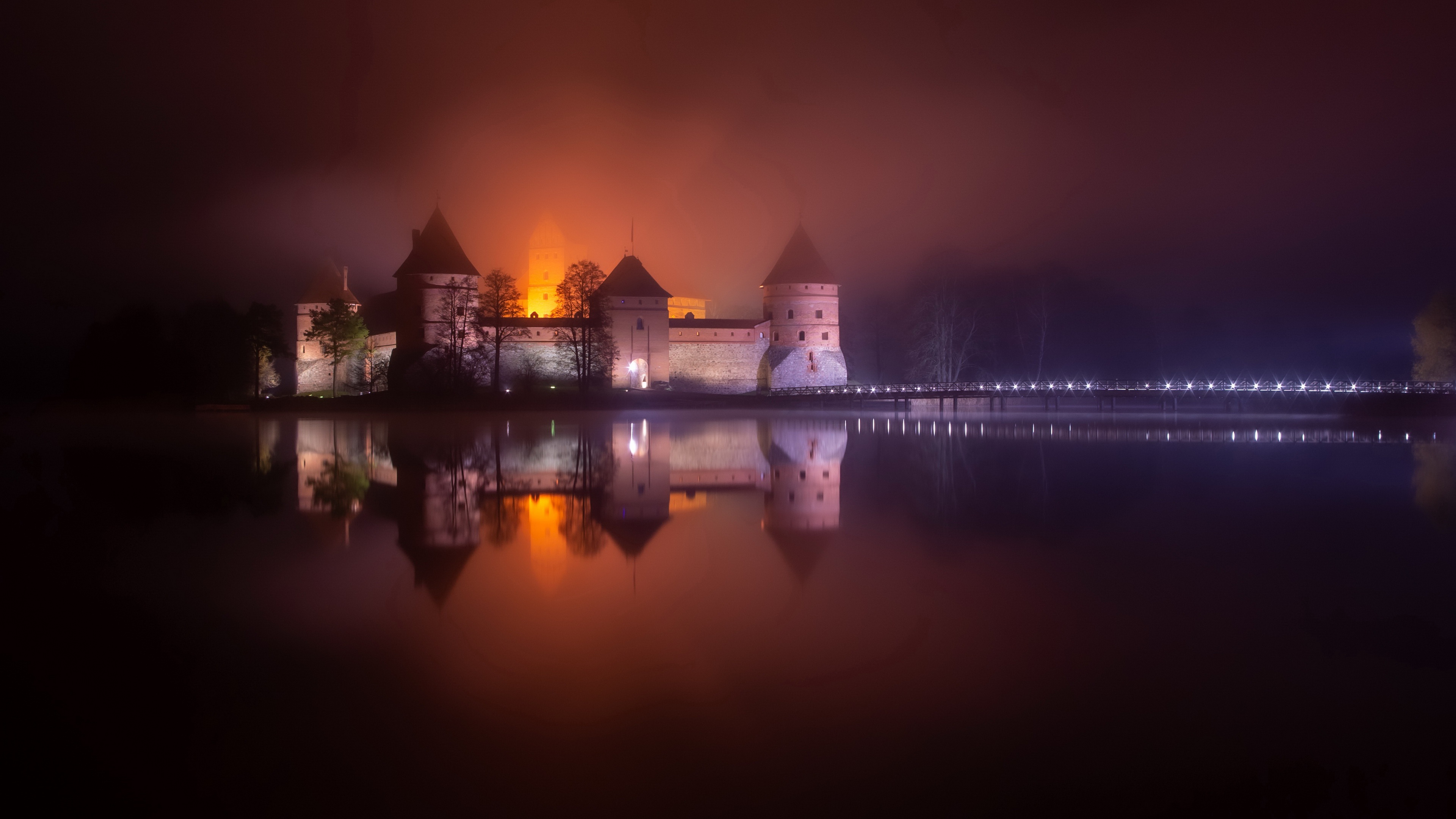 Trakai Island Castle 4k Ultra HD Wallpaper
